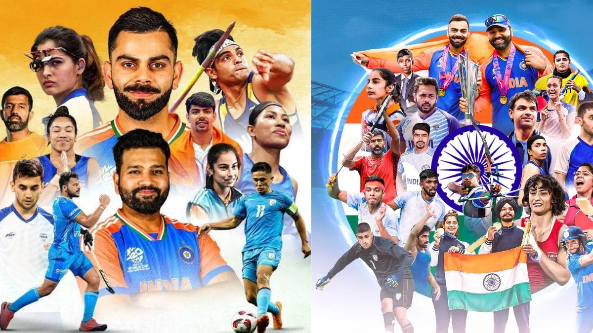 RCB से लेकर फुटबॉल टीम तक, हर किसी पर छाया NATIONAL SPORTS DAY का खुमार; देखें खास पोस्टर