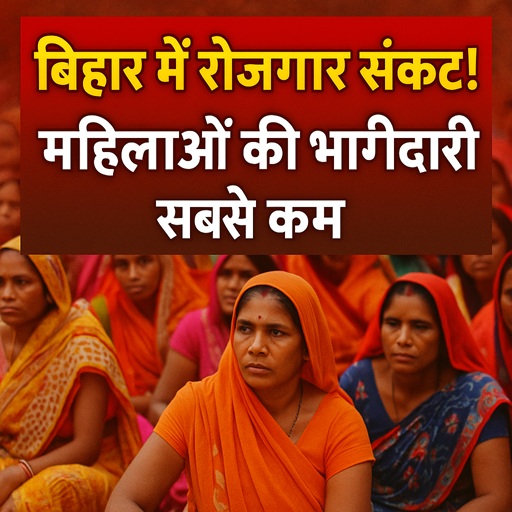 बिहार में महिलाओं की श्रम-बल भागीदारी सिर्फ 8.8% — विकास के रास्ते में बड़ी चुनौती