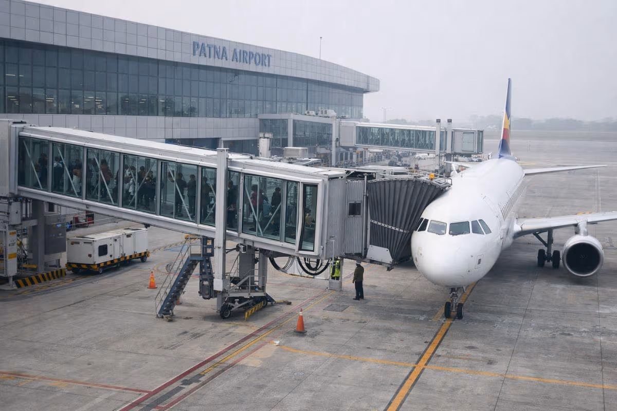 Patna Airport: आज से चालू हुआ तीसरा एयरोब्रिज, यात्रियों को मिलेगा तेज और आरामदायक सफर