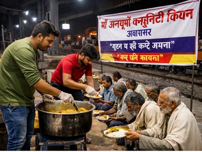 माँ अन्नपूर्णा कम्युनिटी किचन: “कोई भूखा न सोए” मिशन की प्रेरणादायक सच्ची कहानी (2026 रिपोर्ट)